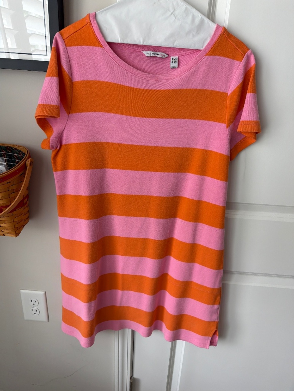 Isaac Mizrahi Pima cotton knee length dress